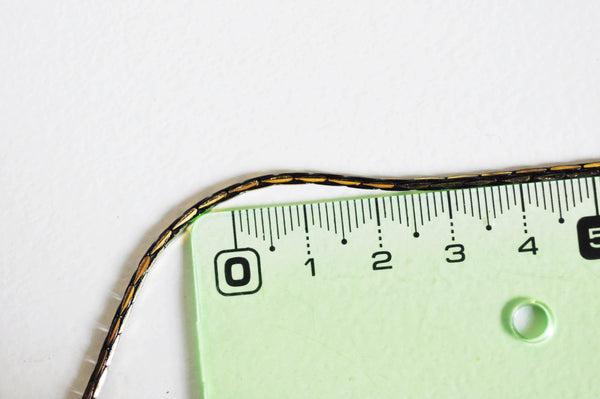 EP-Chaine serpent vieil or laiton brut 1.7mm, 1 metre G5357