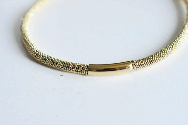 EP Collier acier dorée 14k, fourniture créative,collier acier, création bijoux,nickel free, plaqué or, chaine complète,7mm, 45cm