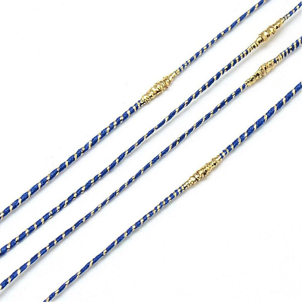 EP Cordon bleu foncé or, fabrication bijoux, création bijoux,ruban mariage, scrapbooking, largeur 1.5mm, longueur 1 mètre-G2161