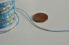 EP Cordon bleu or, fabrication bijoux, création bijoux,ruban mariage,fourniture créative, scrapbooking, largeur 1.5mm, longueur 1 mètre G301