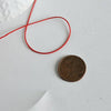 EP Cordon polyester rouge 0.7mm, 5 ou 10 mètres,G3218