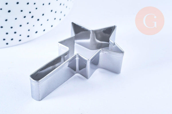 EP Emporte-pièce baguette magique, Moule patisserie, emporte-pièce en acier inoxydable pour gateau et loisirs créatifs,7.4cm, x1 G4997