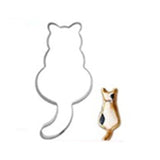 EP Emporte-pièce chat patisserie en acier inoxydable pour cuisine 6.9cm, x1 G5101