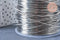 Fil d'acier inoxydable platine argenté 0.8mm, x1mètre (G6438)