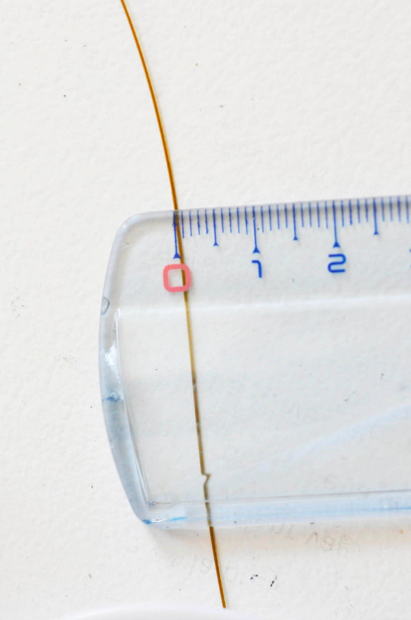 EP Fil nylon métallique acier inoxydable doré, fil bijoux, fil gainé métal, creation bijoux,0,45mm, x 2 mètres G5116