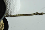 EP Grosse chaine bronze, création de bijoux, Chaine plate bronze, fourniture créative, grosse chaine, chaine bronze,maille 6mm, 1 mètre-G1929