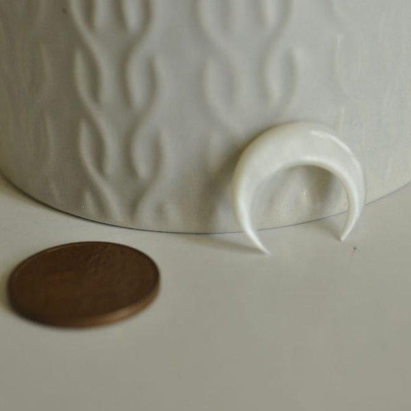 EP-Lune nacre blanche naturelle 18x20mm, x1 (G0967)