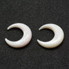 EP-Lune nacre blanche naturelle 18x20mm, x1 (G0967)