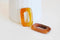 EP NE PAS RENOUVELER Pendentif rectangle agate, pendentif pierre agate naturelle, 40mm, x1 G0715
