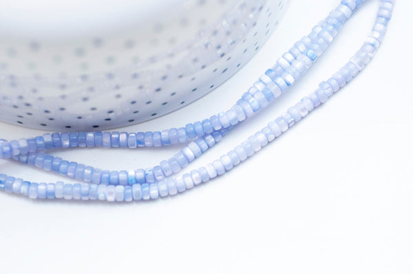 EP NE PAS RENOUVELER perle nacre naturelle heishi violet pastel,tube coquillage coloré,perle coquillage,création bijoux,2x4mm, le fil de 185 perles G4772