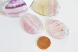 EP Pendentif Fluorite naturelle ovale,pierre naturelle,pierre fluorite,création bijoux,pendentif pierre, fluorite naturelle-G721