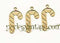 EP-Pendentif Sucre d'orge en laiton , x1 G7525