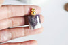 EP Pendentif bouteille parfum améthyste naturelle,pendentif pierre naturelle,pendentif collier,pendentif améthyste Naturelle,33mm, x1,G2791