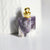 EP Pendentif bouteille parfum améthyste naturelle,pendentif pierre naturelle,pendentif collier,pendentif améthyste Naturelle,33mm, x1,G2791
