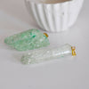 EP Pendentif cristal vert transparent doré,fournitures créatives,pendentif, pendentif pierre,cristal naturel, pendentif cristal,G2355
