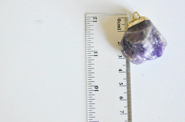 EP Pendentif quartz, fournitures créatives,quartz naturel pierre brute, création bijoux, pendentif doré, creation bijoux, pierre naturelle-G832