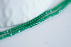 EP Perle émeraude 2mm,emeraude synthétique, perle pierre,bijou pierre,pierre précieuse,perles bijoux,2mm,fil 160 perles-G469