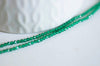 EP Perle émeraude 2mm,emeraude synthétique, perle pierre,bijou pierre,pierre précieuse,perles bijoux,2mm,fil 160 perles-G469
