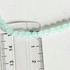 EP -Perle jade naturel facetté bleu turquoise 4mm, le fil de 35cm-G668