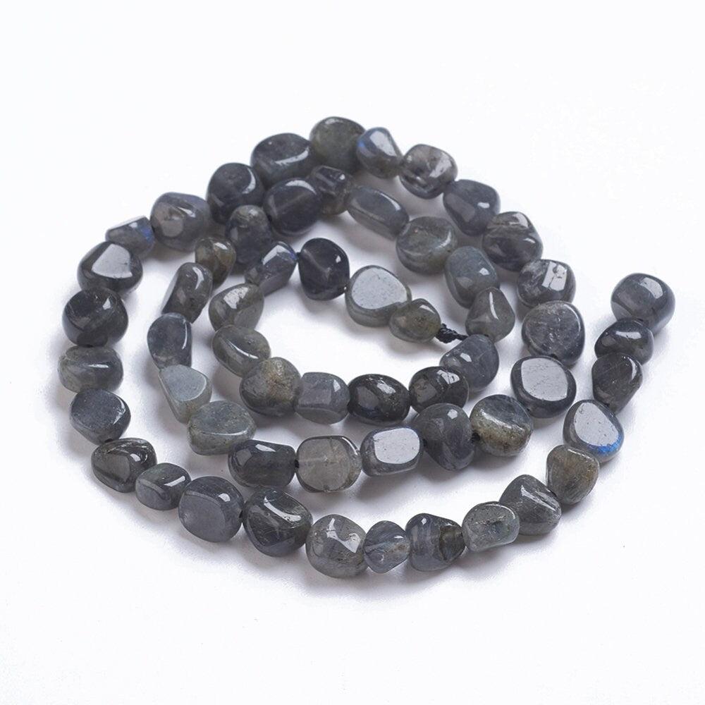 EP -Perle labradorite nugget,perle labradorite,pierre naturelle,labradorite naturelle,perle pierre,9-11mm,fil de 40perles G3538