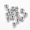 EP Perle ronde intercalaire argent gravé, perles argent,création bijoux,rondelles, perles intercalaires,x 10,5.5mm,G2543