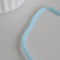 EP Perle ronde verre bleu 4mm, x1 fil 80 perles -G861