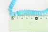 EP Perle rondelle jade bleu ciel,perle jade,pierre naturelle,jade naturel,perle pierre,perle facette,jade,10x5.5mm,fil 75 perles G5219