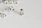 EP Perle tube intercalaire argent gravé, fournitures créatives, perles argent, création bijoux,rondelles, perles intercalaires,x 10, 7mm