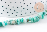 EP-Perles chips amazonite naturelle 5-14mm,x1 fil 40 cm x1 (G5180)