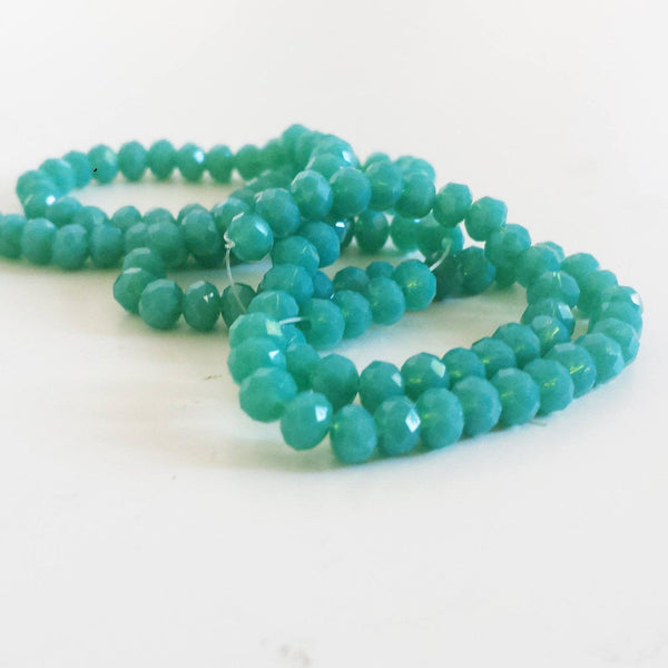 EP Perles cristal toupies à facette vert,perles bijoux, perle cristal vert, fourniture créative,Perle verre facette, x 20, 4x3mm