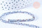 EP-Perles toupies cristal gris transparent irisé violet 3.5x2.5mm, perles bijoux, perle cristal,Perle verre facette, fil 25.4cm G6756
