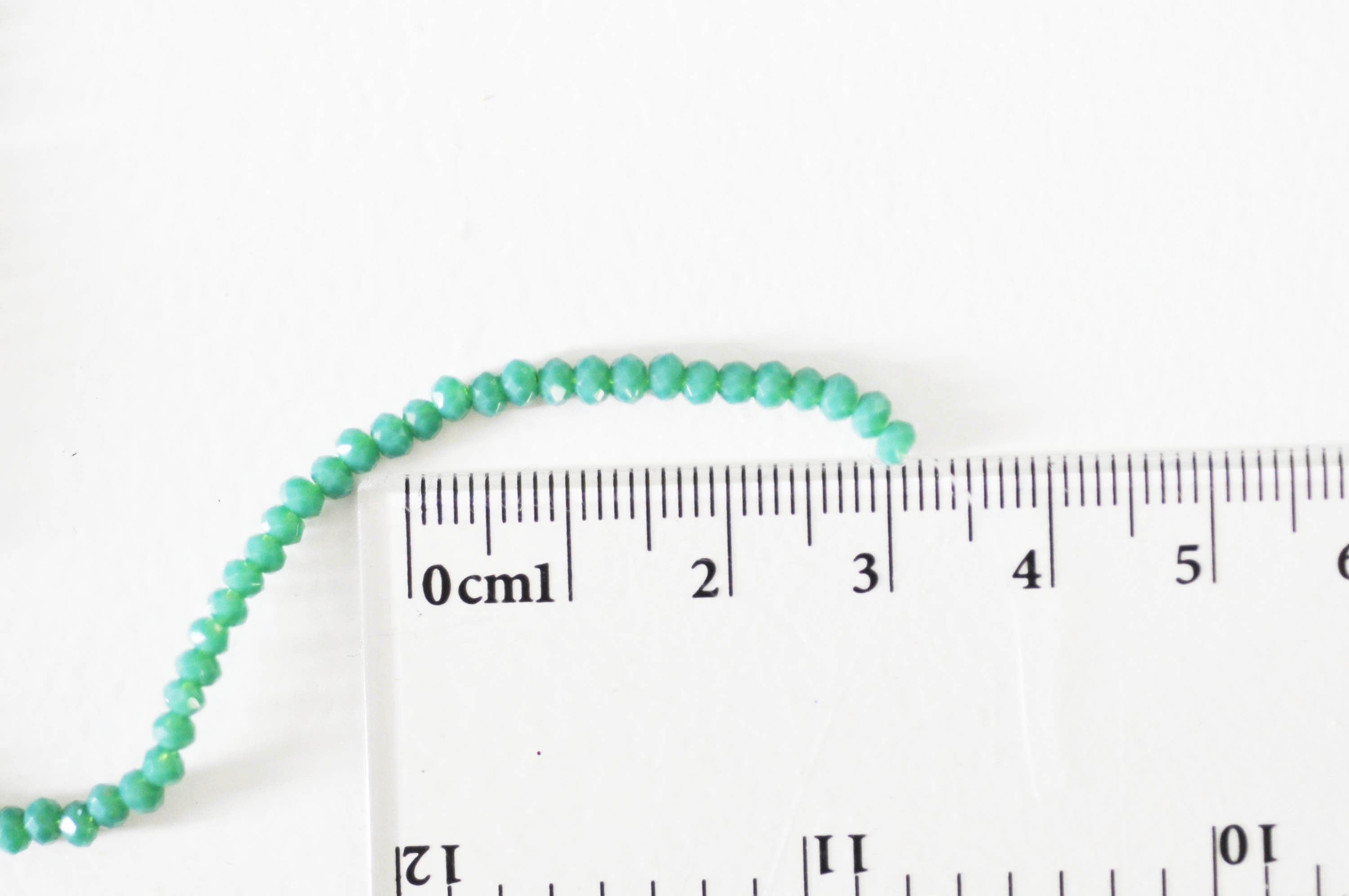 EP Perles toupies vert émeraude, perles bijoux, perle cristal vert, Perle verre facette, création bijoux, fil de 180, 3mm-G623