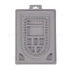 EP Plateau d'assemblage perles pour fabrication collier & sautoir 16x23cm, comptage de perles, avec mesures graduées, x1 G5789