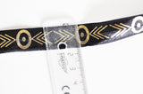 EP Ruban élastique motif Aztèque or EFJF, fabrication bijoux, bracelet EVJF,ruban mariage,fourniture créative,scrapbooking,16mm,1 mètre-G1578