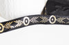EP Ruban élastique motif Aztèque or EFJF, fabrication bijoux, bracelet EVJF,ruban mariage,fourniture créative,scrapbooking,16mm,1 mètre-G1578