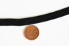 EP Ruban élastique velours noir, fabrication bijoux,bracelet EVJF,ruban mariage,ruban velours, velours noir, scrapbooking,10mm,longueur 1 mètre