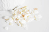 EP Sable coquillage nacre naturelle 7.5-13mm non percé, Sachet 20 grammes G0256