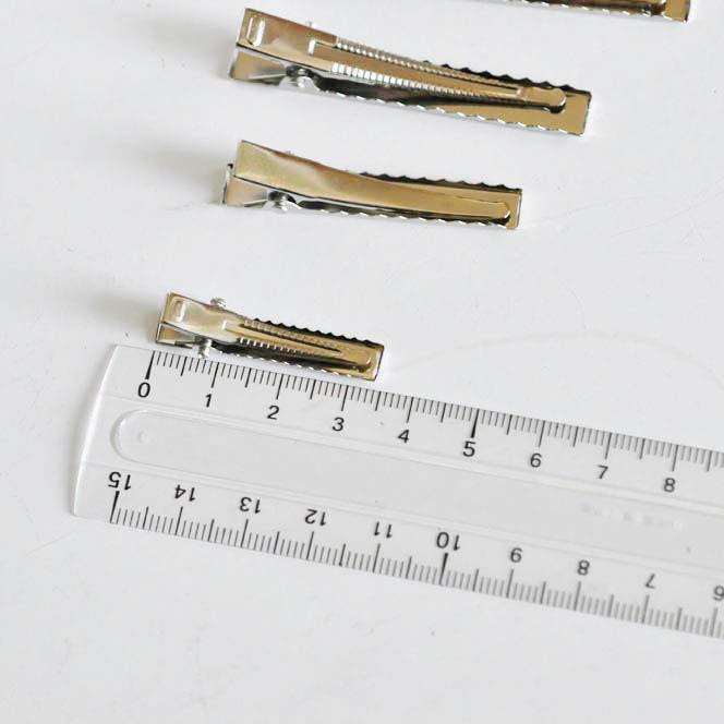 EP Supports barrette pince crocodile fer platine 35-76mm, x4 (G1699)