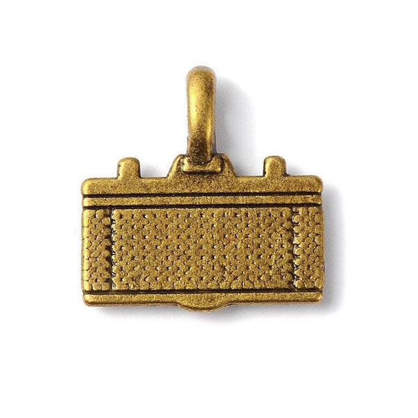 EP breloques Appareil Photo bronze, fourniture créative, pendentif bronze,sans nickel,apprêts bronze, création bijoux, breloque,2cm