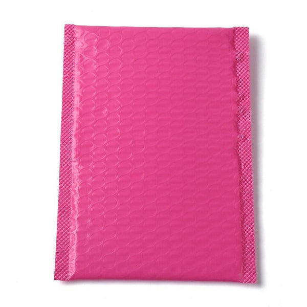 EP -enveloppes à bulles en plastique rose vif 180x130mm, un emballage auto-adhésif pour vos expéditions, x10 G5788
