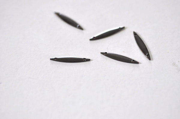 EP pendentif navette laiton cuivre 2 trous,fourniture créative, breloque laiton,Sans nickel,marquise cuivre,création bijoux, les 10-G1435