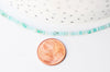 EP perle amazonite naturelle abacus facettée pour fabrication de bijou en pierre naturelle,fil de 125 perles,4x2-3mm G5169
