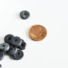 EP perle disque coco noir, bois naturel, perles bois,Perles géométriques,perle ronde bois création bijoux,10-12mm, les 50 G336