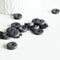 EP perle disque coco noir, bois naturel, perles bois,Perles géométriques,perle ronde bois création bijoux,10-12mm, les 50 G336