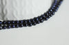 EP -perle eau douce naturelle noire 4mm,le fil de 38 cm, x1 G1256