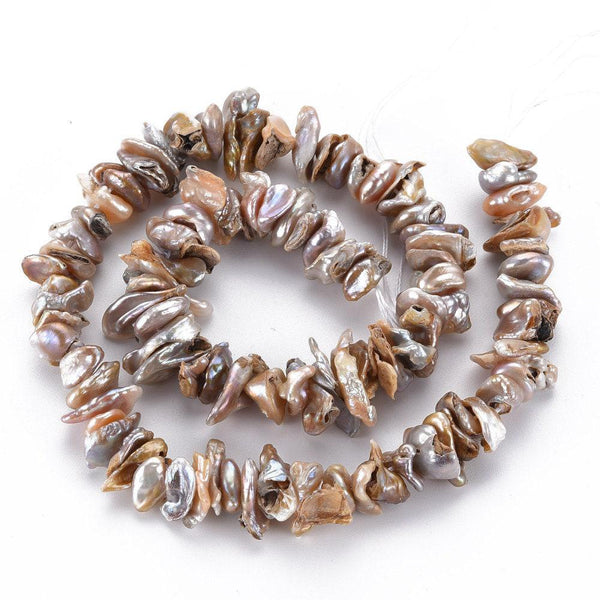 EP perle keshi naturelle rose 4-23mm, perle chips percée création bijoux,perle eau douce, le fil de 90 perles G6176