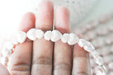 EP perle porcelaine rose clair coeur irisé,perle céramique, fabrication bijoux, céramique blanche, x 20, 16mm G4587