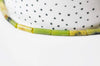 EP perles tube jade Australien vert1 3mm, x1 fil de 28 perles (G4016)