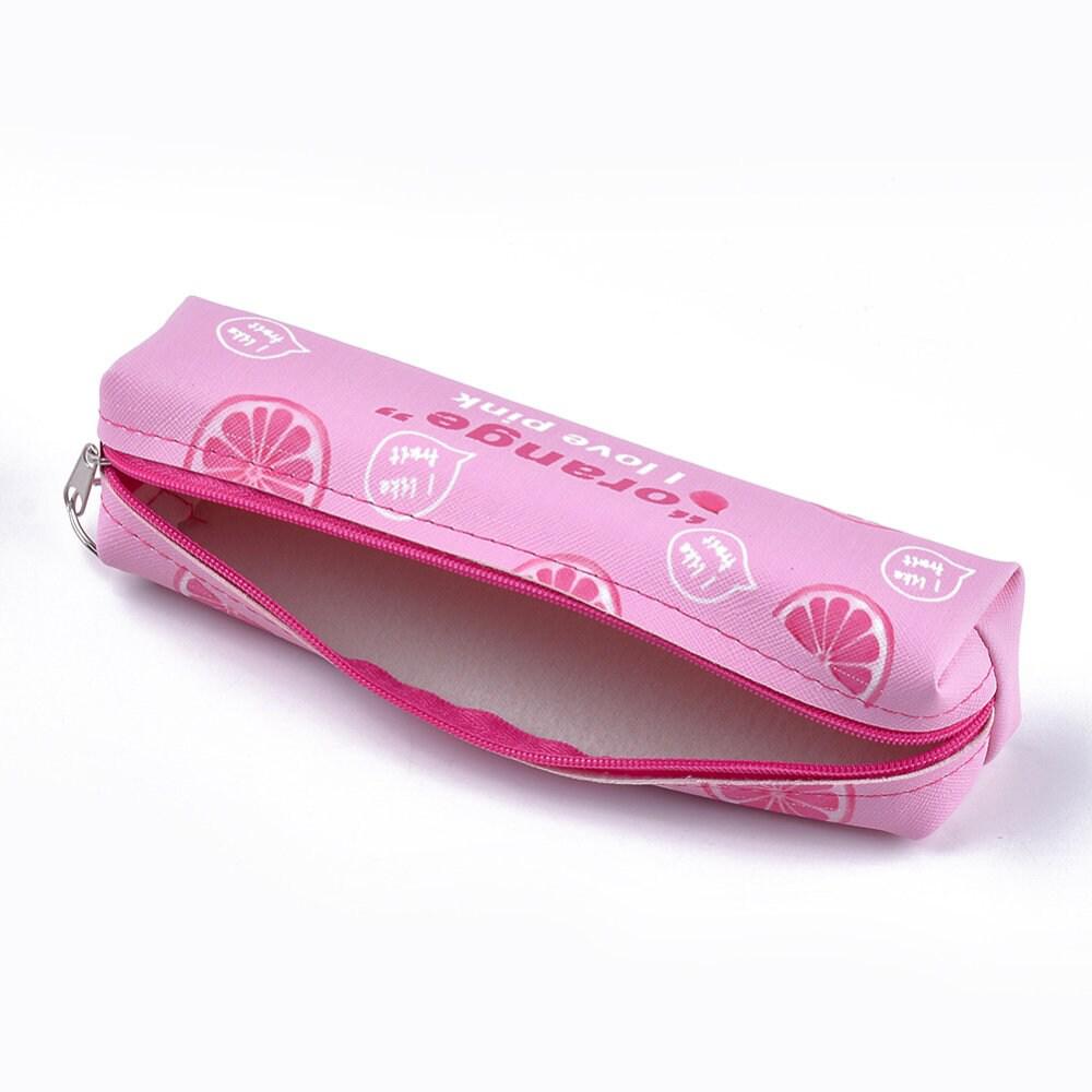 EP trousse stylos rectangulaire motif fruit, 20cm, x1 G4040