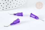 EP x 5 aiguilles incurvées en acier pour seringue 0.8mm G8128